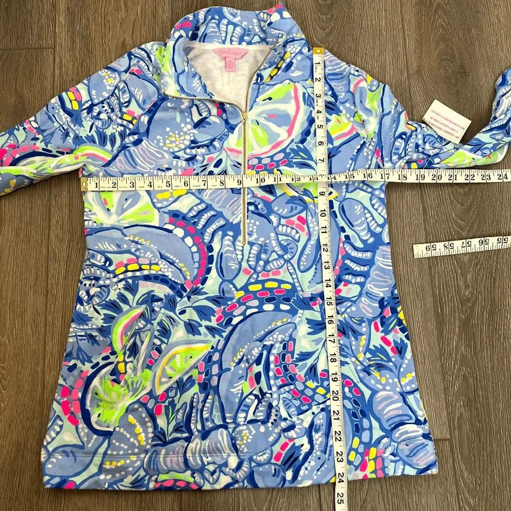 NWT Women's Lilly Pulitzer Tops Lilly Pulitzer Skipper Popover Size Small UPF 50 - Picture 4 of 7